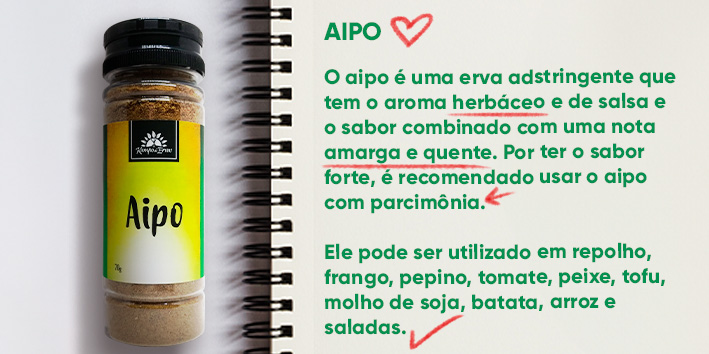 Sabores e saberes - Aipo 2